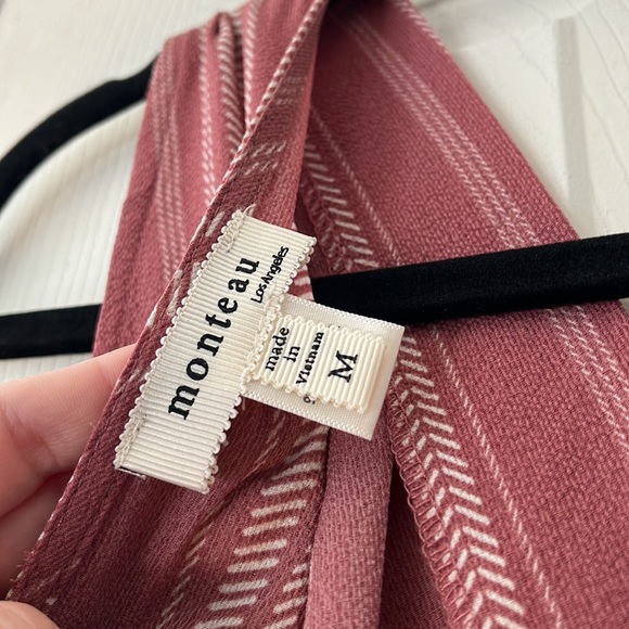 Medium salmon Monteau jumpsuit - Picture 3 of 3